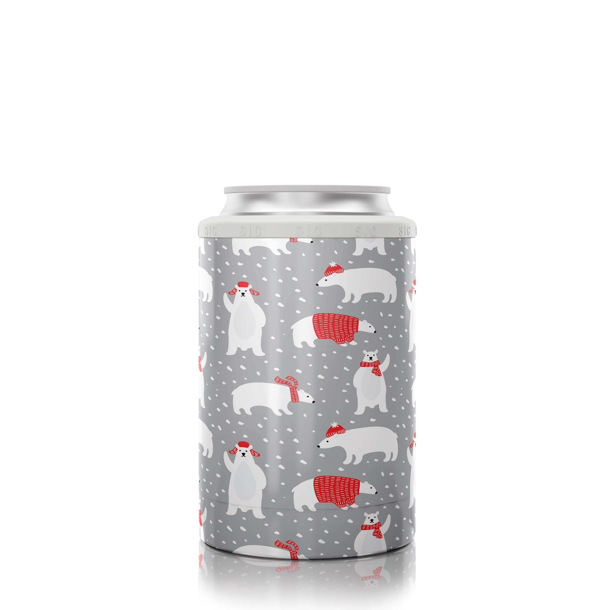 12 oz. Can Cooler Polar Bears