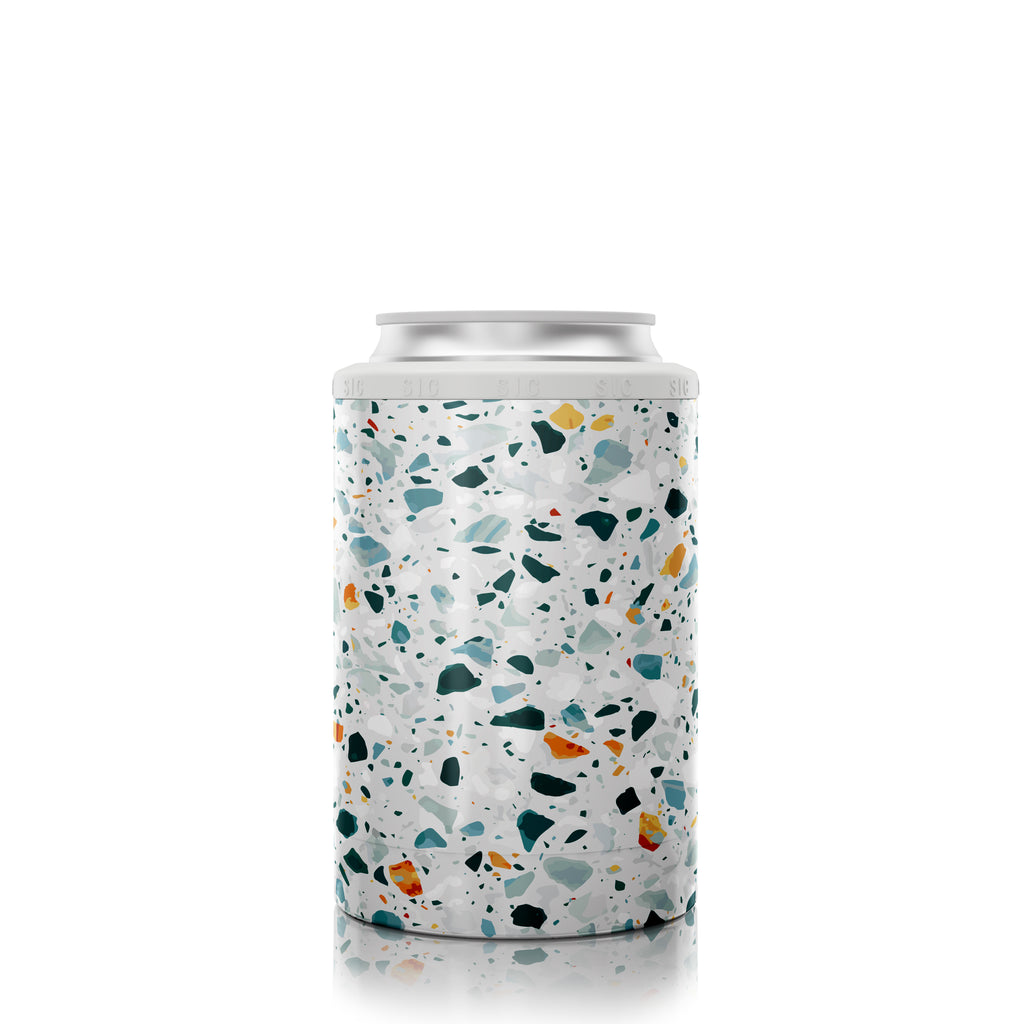12 oz. Can Cooler Sea Glass Stone