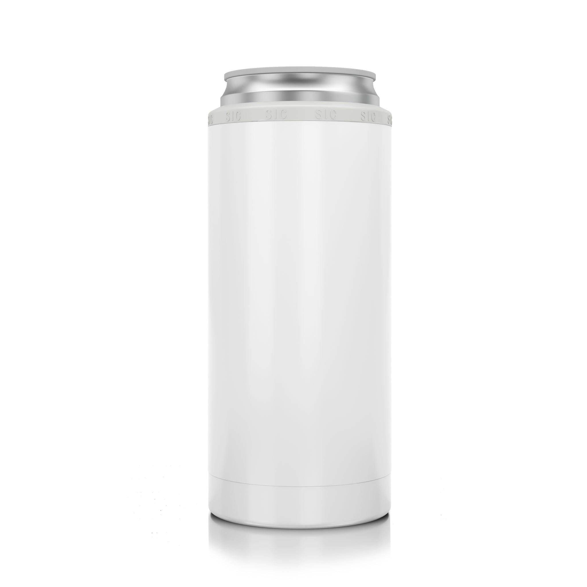 Slim Can Cooler Gloss White