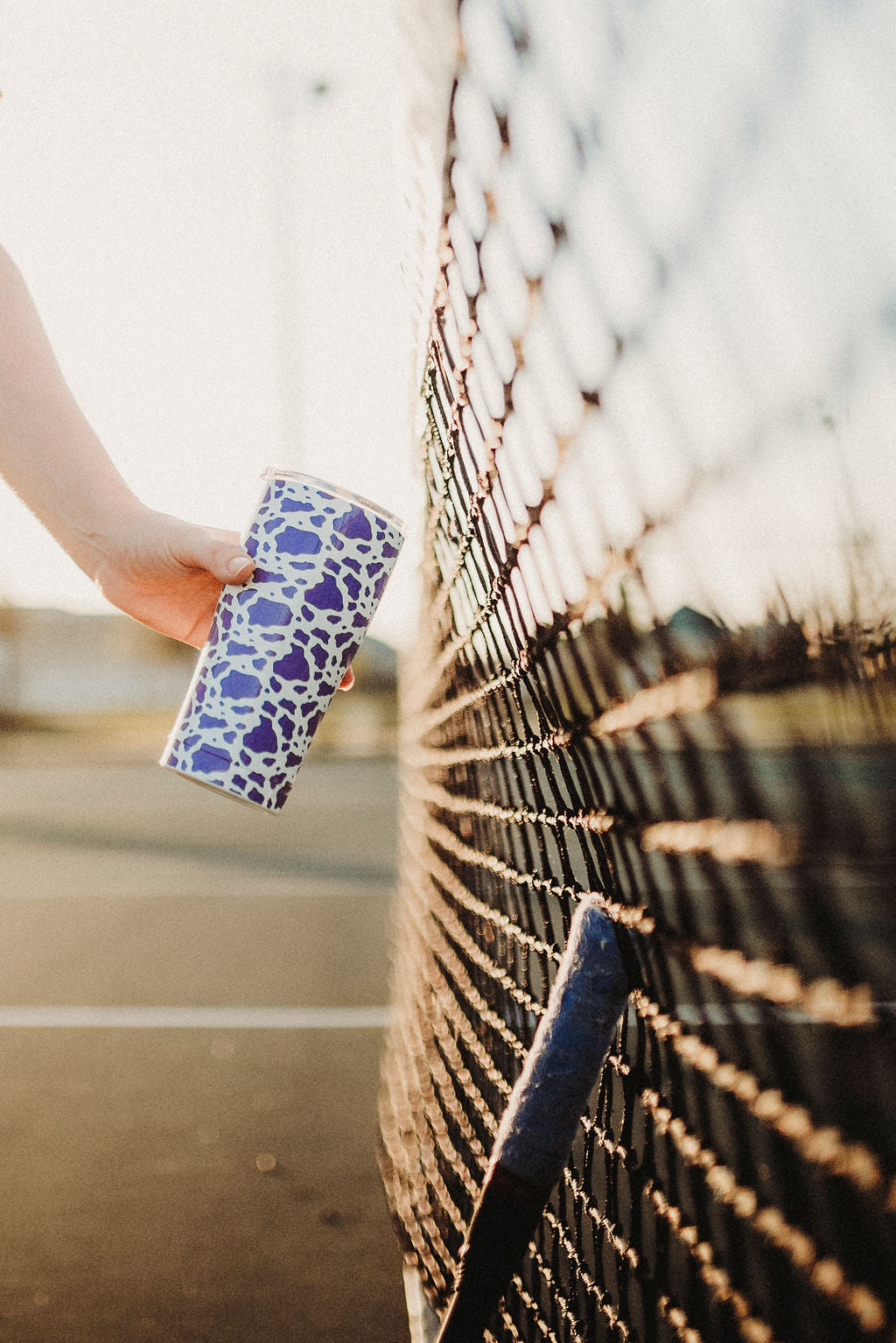 20 oz. Purple cow print ( 12 pack )