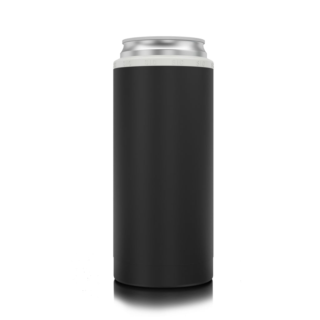 Slim Can Cooler Matte Black