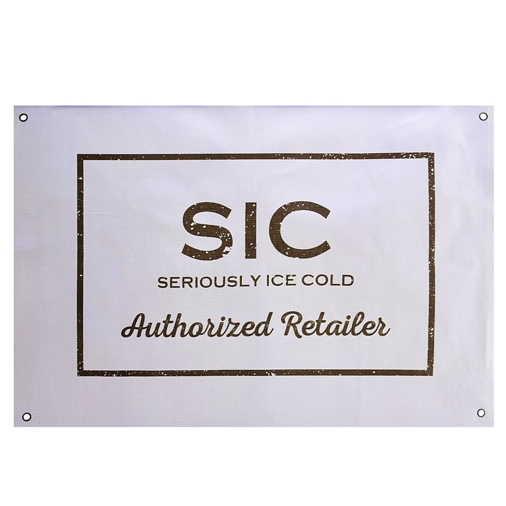 SIC Authorized Retailer Banner White Free