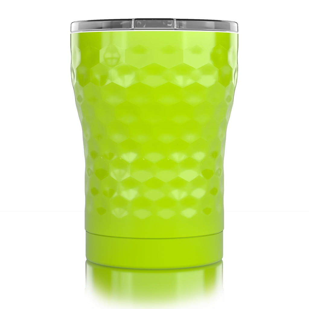 12 oz. Neon Yellow Dimpled Golf® (12 Pack)