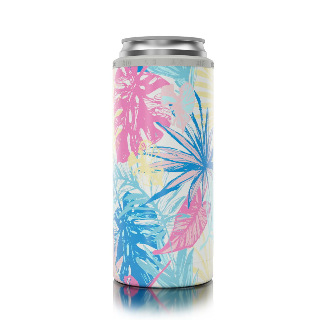 Slim Can Cooler Retro Palms ( 12 pack )