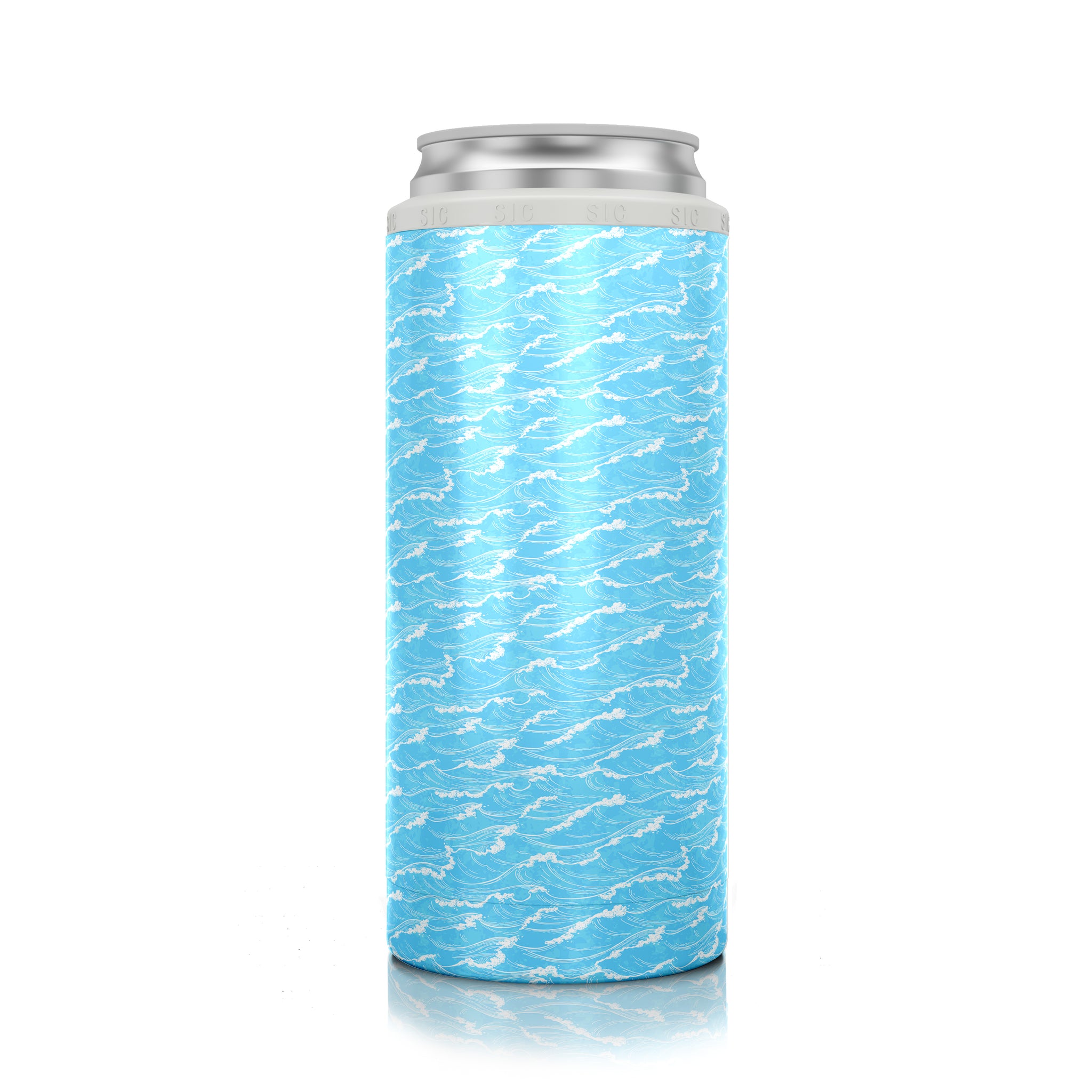 Slim Can Cooler Wild Waves ( 12 pack )
