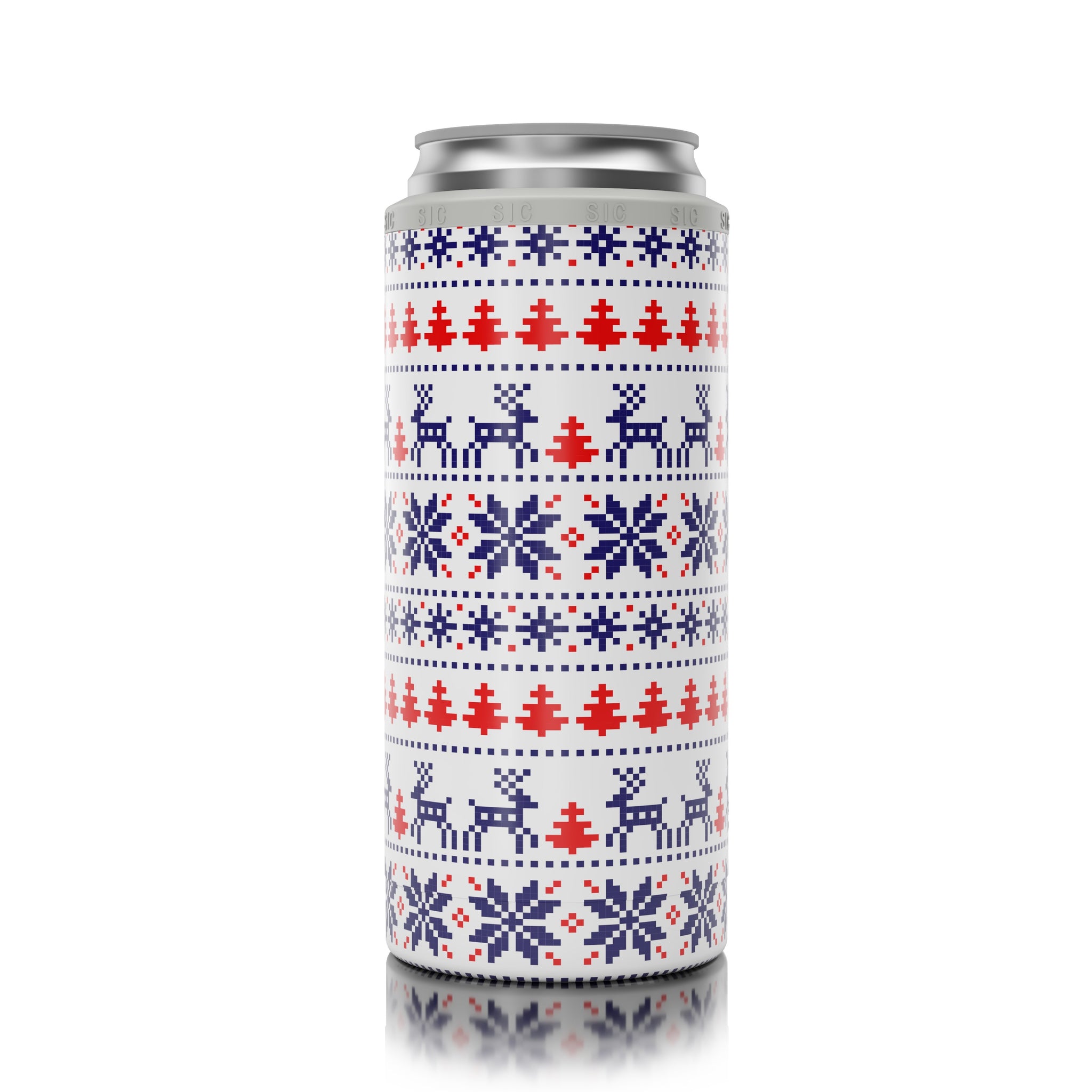 Slim Can Cooler Holiday Sweater