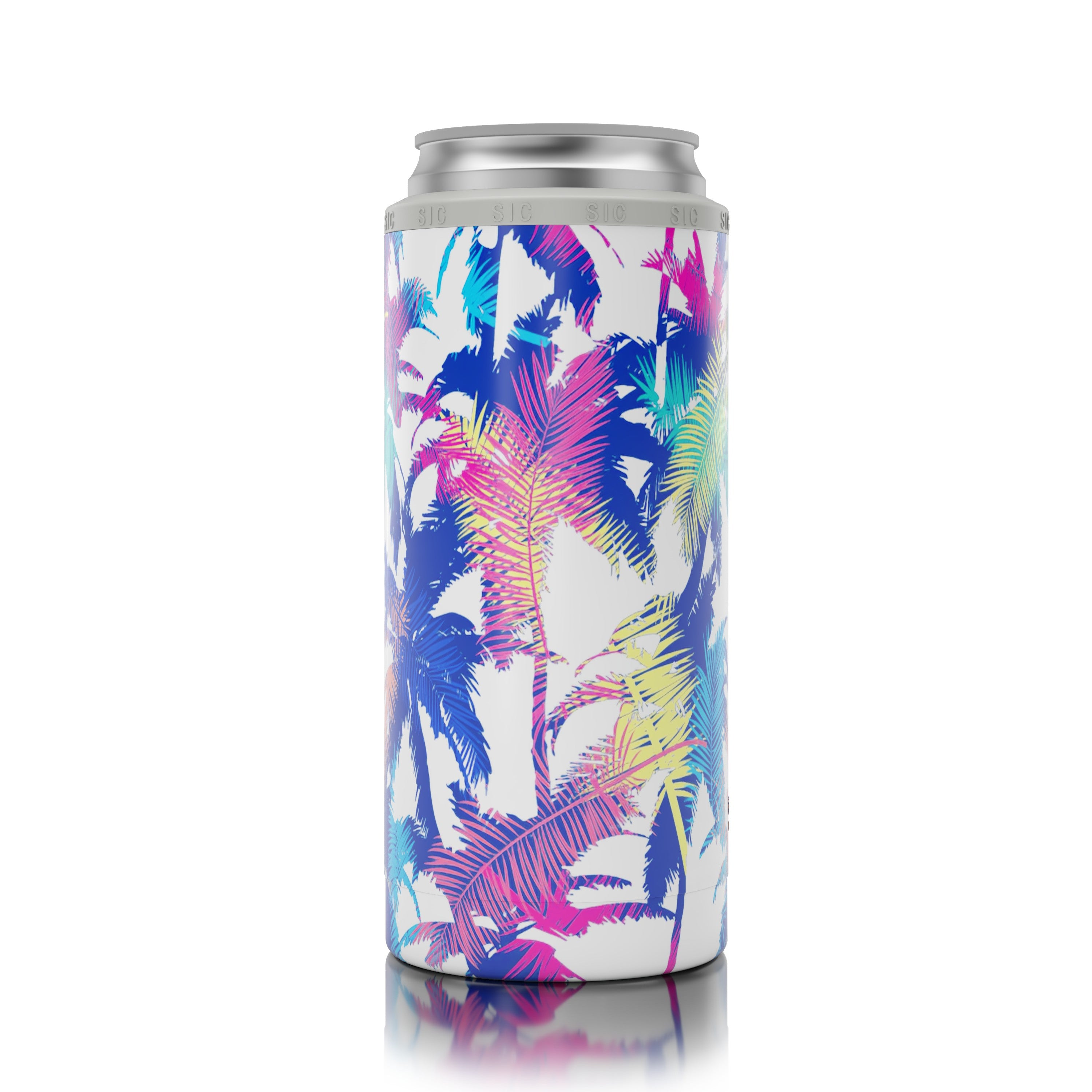Slim Can Cooler Rainbow Palms ( 12 pack )
