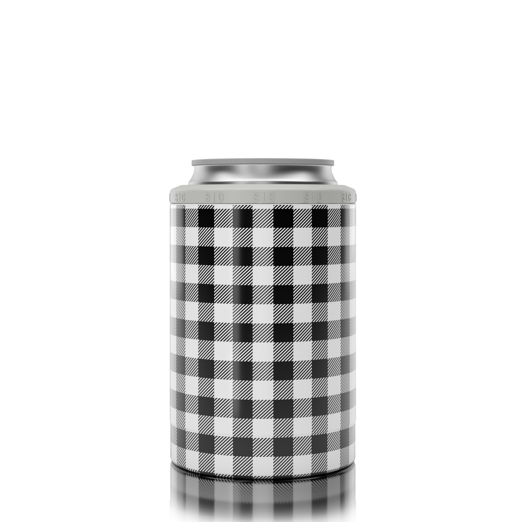 12oz. Can Cooler Plaid (12 Pack)