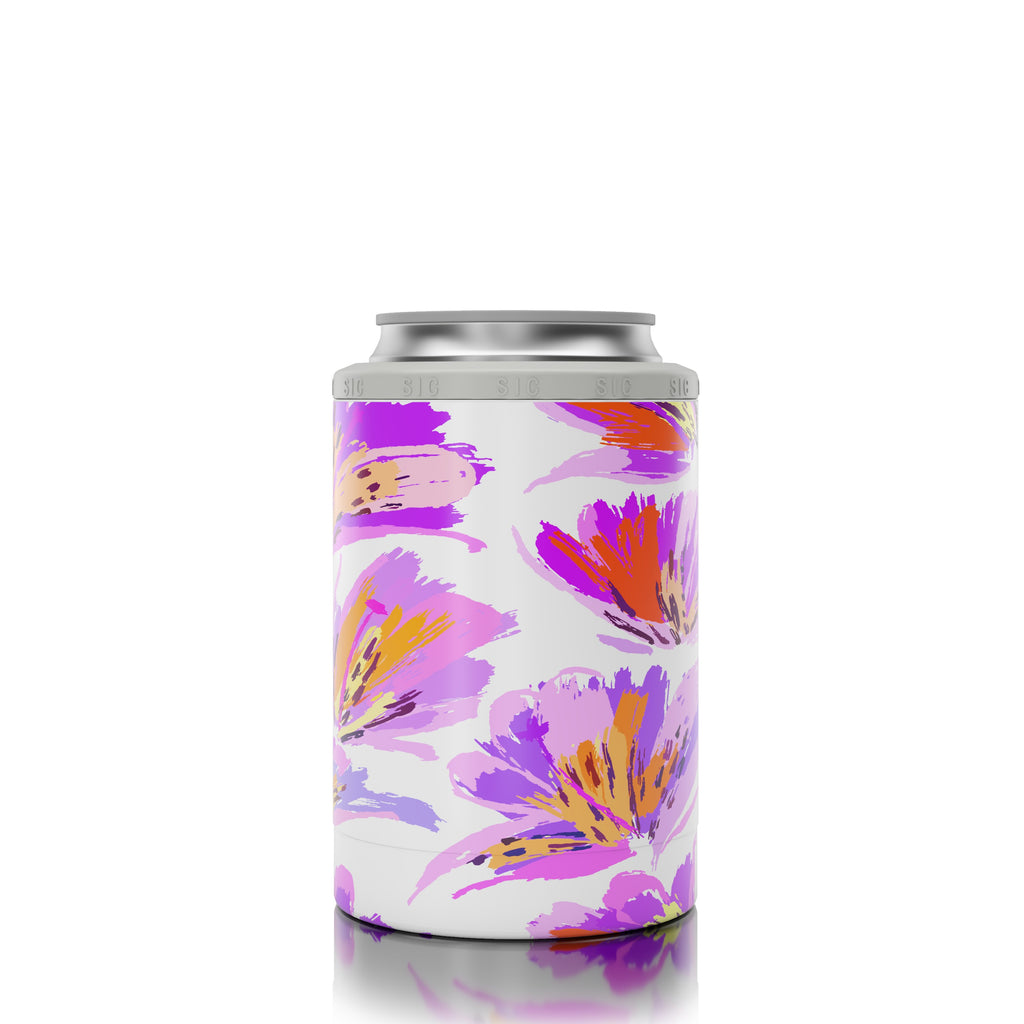 12 oz. Can Cooler Pastel Flowers ( 12 pack )