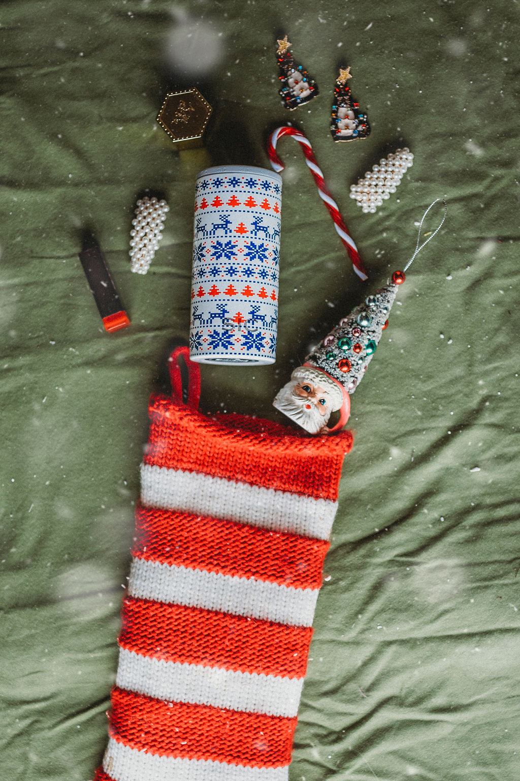 Slim Can Cooler Holiday Sweater